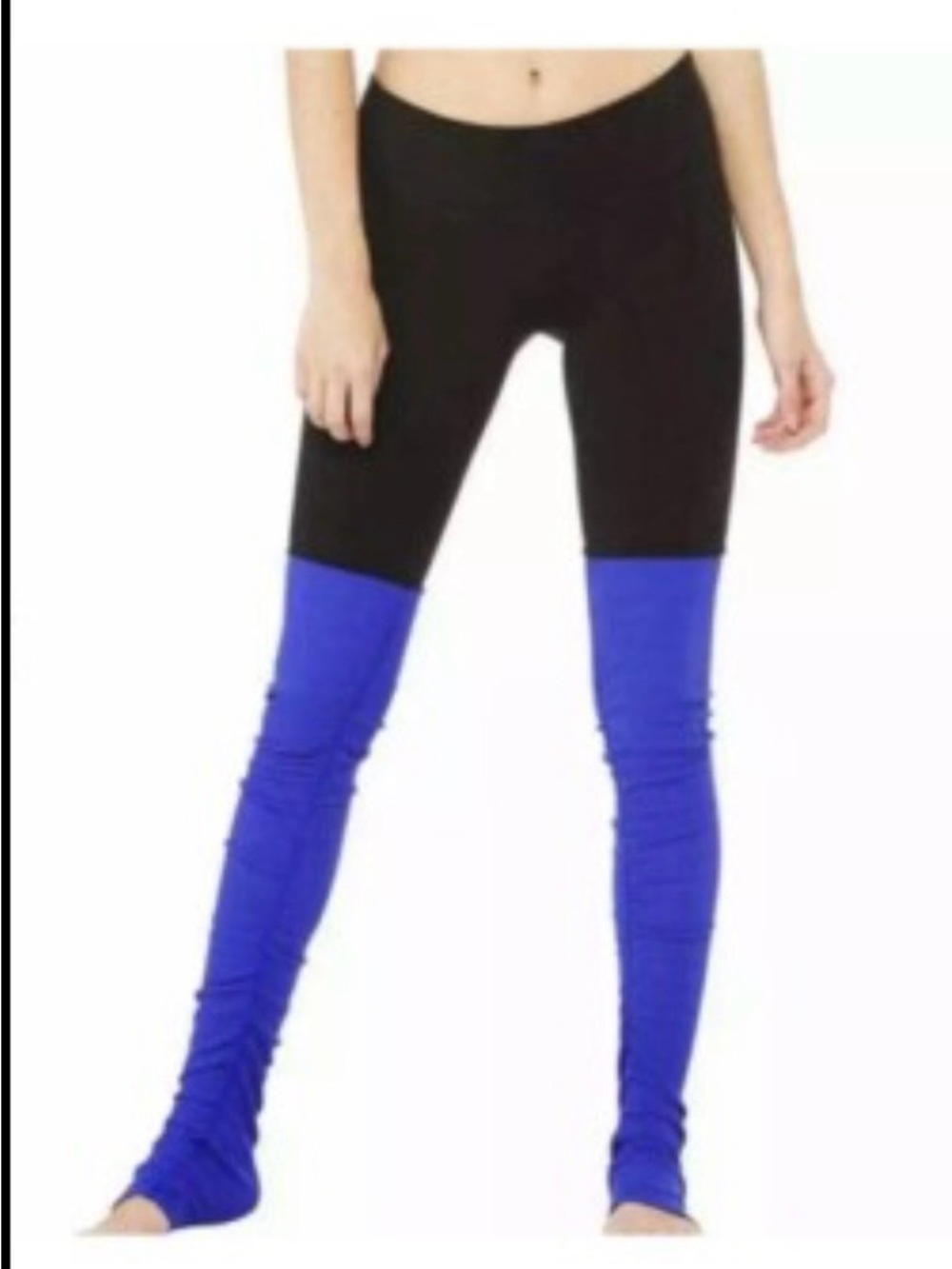 ALO Goddess Black Blue Leggings- XS